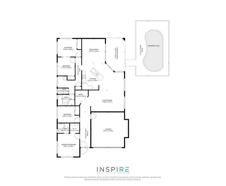 Floorplan of Homely house listing, 5 Aniston Street, White Rock QLD 4868