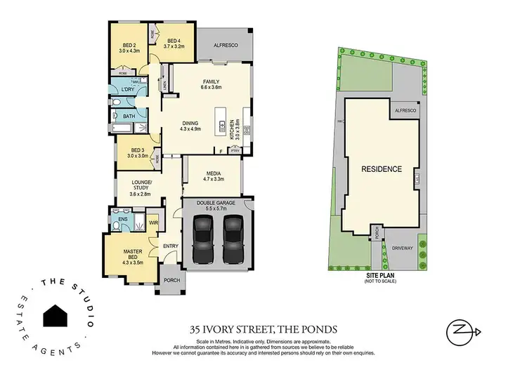 Floorplan of Homely house listing, 35 Ivory Street, The Ponds NSW 2769