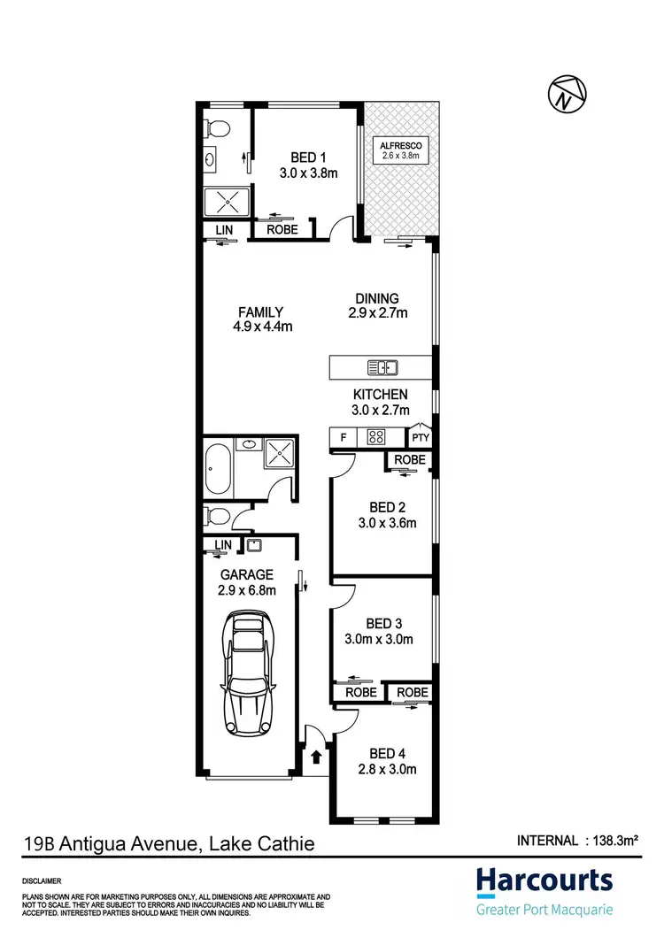 Floorplan of Homely house listing, 19B Antigua Avenue, Lake Cathie NSW 2445
