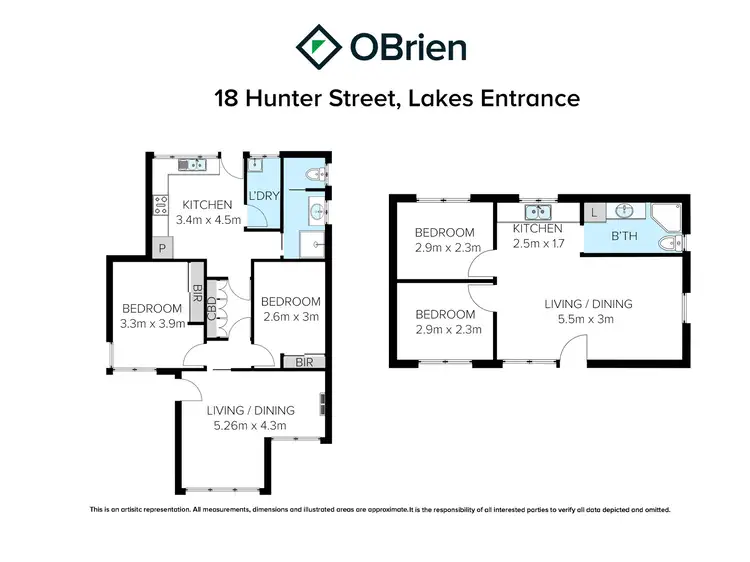Floorplan of Homely house listing, 18 Hunter Street, Lakes Entrance VIC 3909