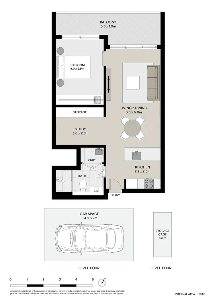 Floorplan of Homely apartment listing, 807C/5 Pope Street, Ryde NSW 2112