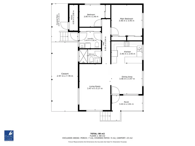 Floorplan of Homely villa listing, 30/133 South Street, Tuncurry NSW 2428