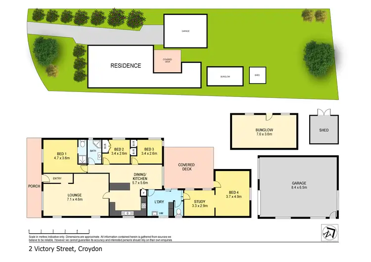 Floorplan of Homely house listing, 2 Victory Street, Croydon VIC 3136