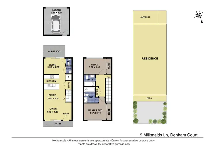 Floorplan of Homely terrace listing, 9 Milkmaids Lane, Denham Court NSW 2565