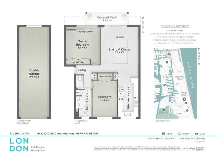Floorplan of Homely unit listing, 6/2263 Gold Coast Highway, Mermaid Beach QLD 4218