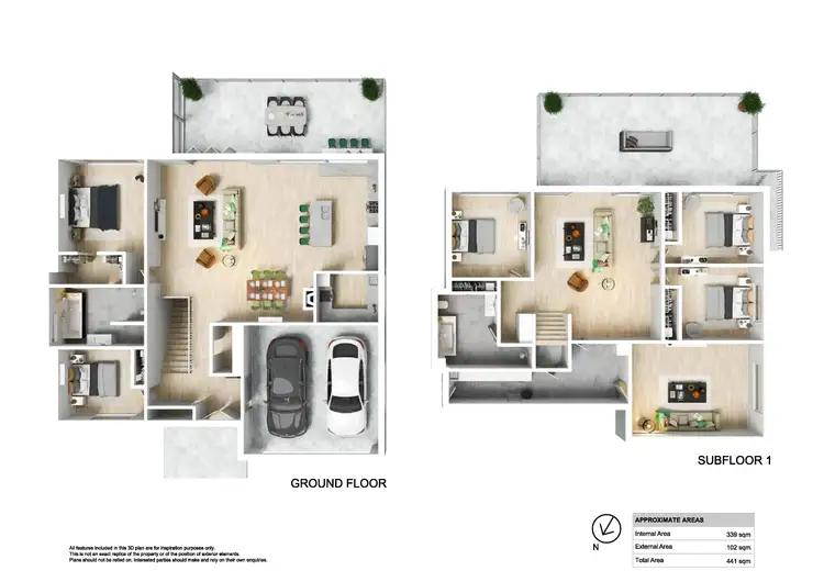 Floorplan of Homely house listing, 3 Hanover Road, Cameron Park NSW 2285