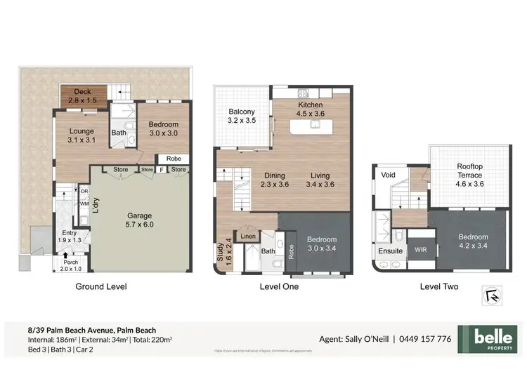 Floorplan of Homely townhouse listing, 8/39 Palm Beach Avenue, Palm Beach QLD 4221