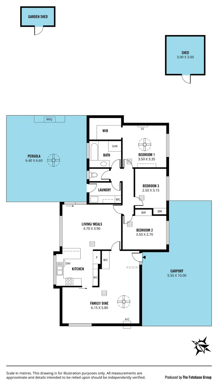 Floorplan of Homely house listing, 6 Meldrum Street, Trott Park SA 5158