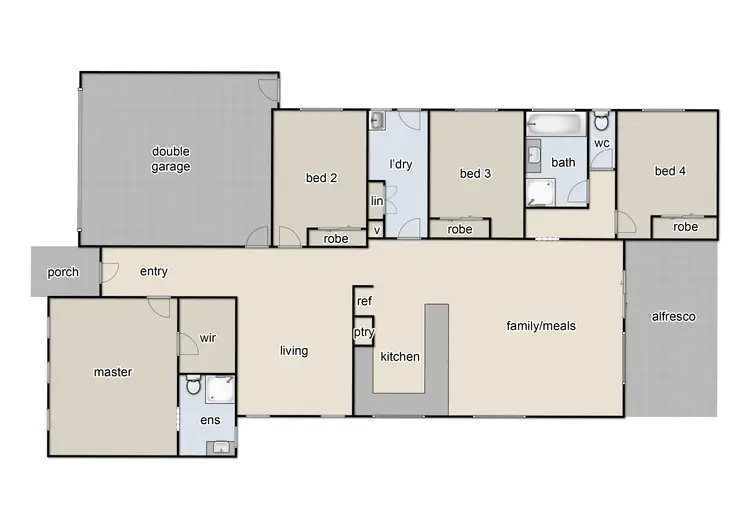 Floorplan of Homely house listing, 108 William Thwaites Boulevard, Cranbourne North VIC 3977