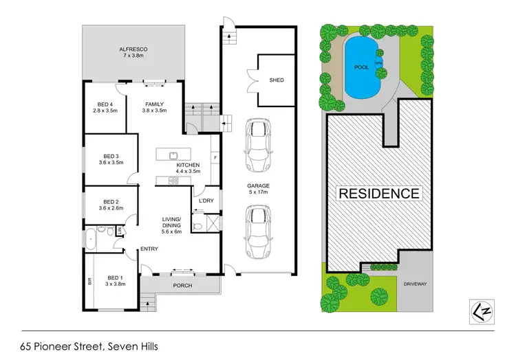 Floorplan of Homely house listing, 65 Pioneer Street, Seven Hills NSW 2147