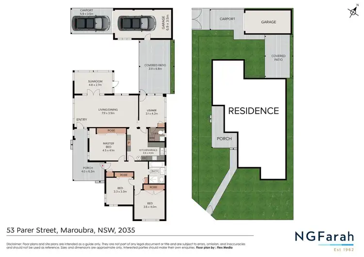 Floorplan of Homely house listing, 53 Parer Street, Maroubra NSW 2035