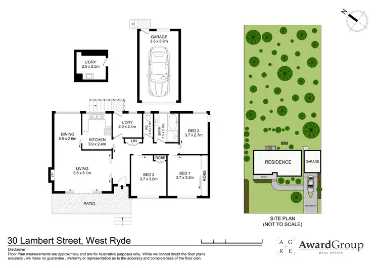 Floorplan of Homely house listing, 30 Lambert Street, West Ryde NSW 2114