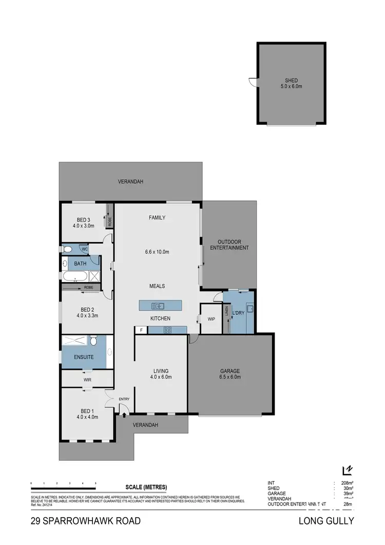 Floorplan of Homely house listing, 29 Sparrowhawk Road, Long Gully VIC 3550