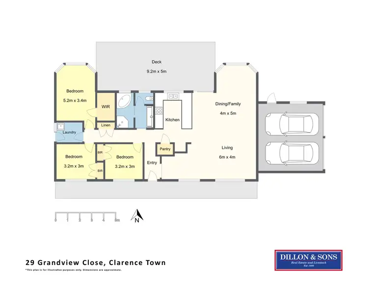 Floorplan of Homely rural property listing, 29 Grandview Close, Clarence Town NSW 2321