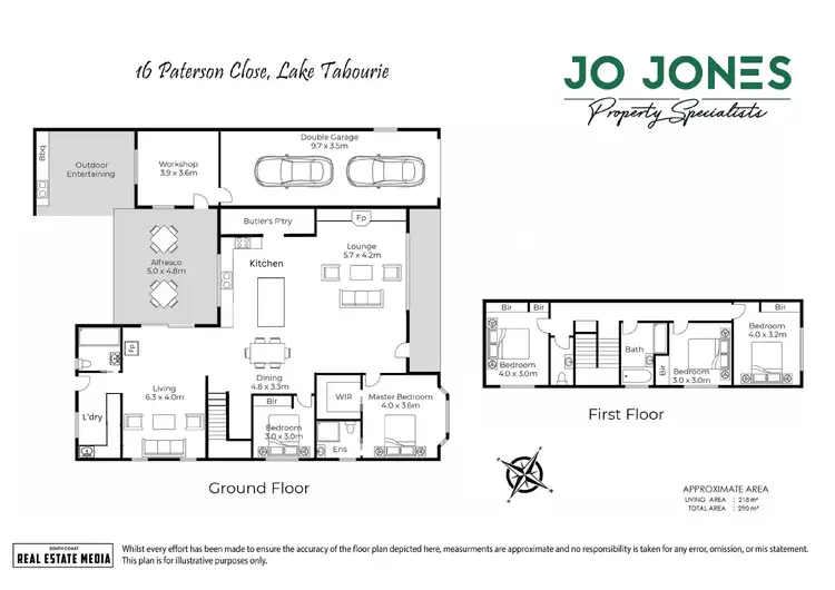 Floorplan of Homely house listing, 16 Paterson Close, Lake Tabourie NSW 2539