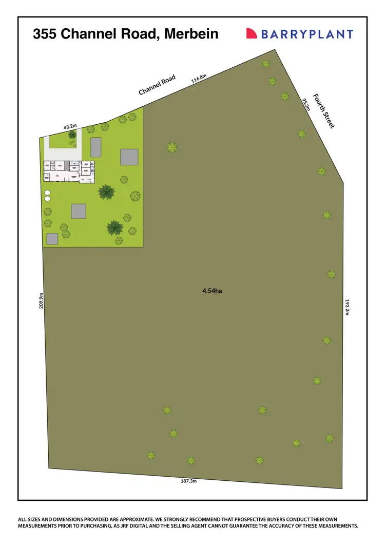 Floorplan of Homely house listing, 355 Channel Road, Merbein VIC 3505