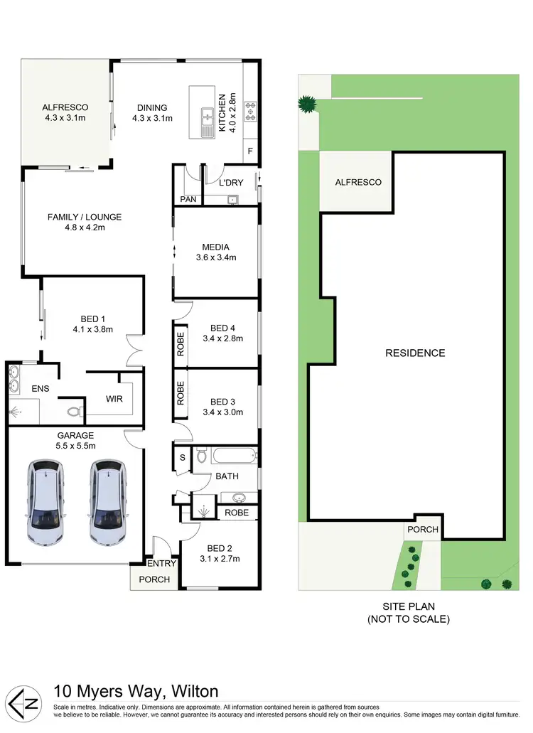Floorplan of Homely house listing, 10 Myers Way, Wilton NSW 2571