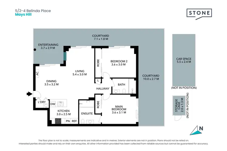 Floorplan of Homely apartment listing, 5/2-4 Belinda Place, Mays Hill NSW 2145