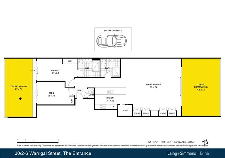 Floorplan of Homely unit listing, 30/2-6 Warrigal Street, The Entrance NSW 2261