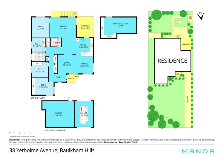 Floorplan of Homely house listing, 38 Yetholme Avenue, Baulkham Hills NSW 2153
