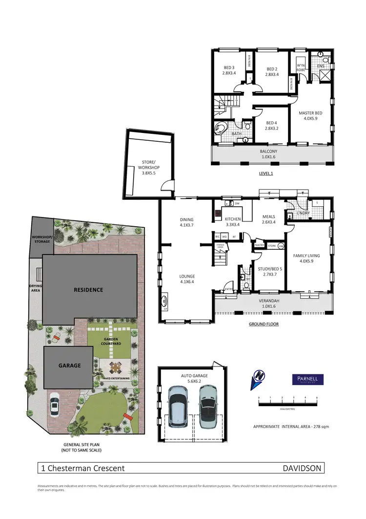 Floorplan of Homely house listing, 1 Chesterman Crescent, Davidson NSW 2085