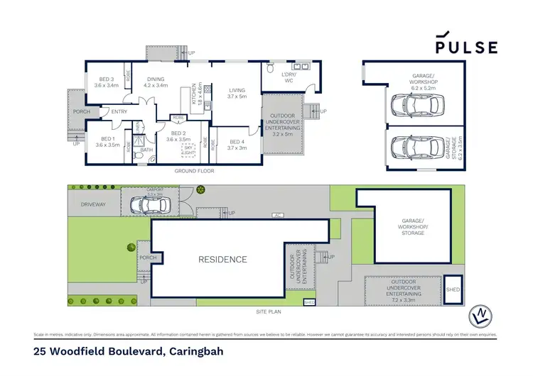 Floorplan of Homely house listing, 25 Woodfield Boulevard, Caringbah NSW 2229