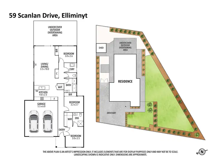 Floorplan of Homely house listing, 59 Scanlan Drive, Elliminyt VIC 3250