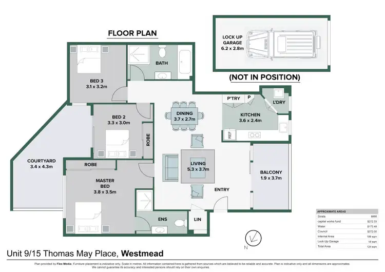 Floorplan of Homely apartment listing, 9/15-17 Thomas May Place, Westmead NSW 2145