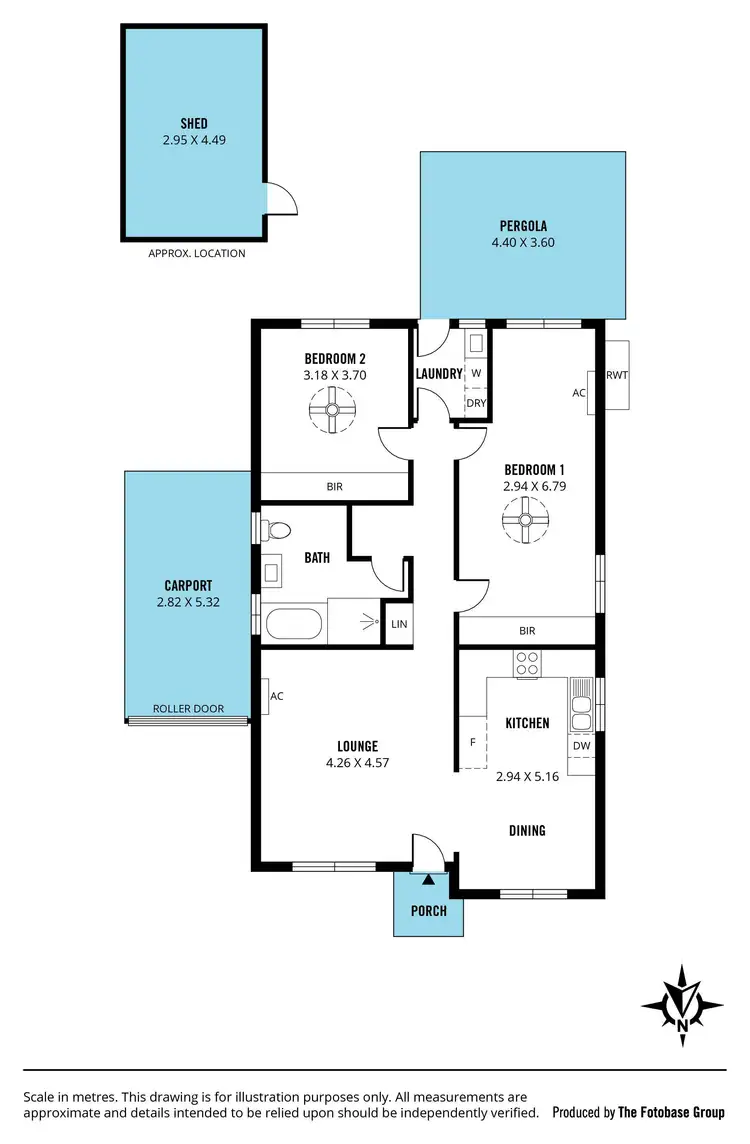 Floorplan of Homely unit listing, 46/100-102 Pimpala Road, Morphett Vale SA 5162