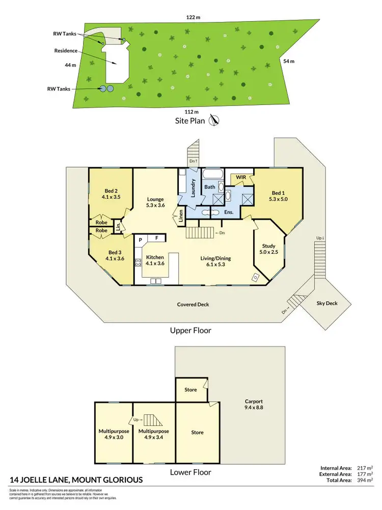Floorplan of Homely house listing, 14 Joelle Lane, Mount Glorious QLD 4520
