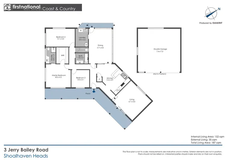 Floorplan of Homely house listing, 3 Jerry Bailey Road, Shoalhaven Heads NSW 2535