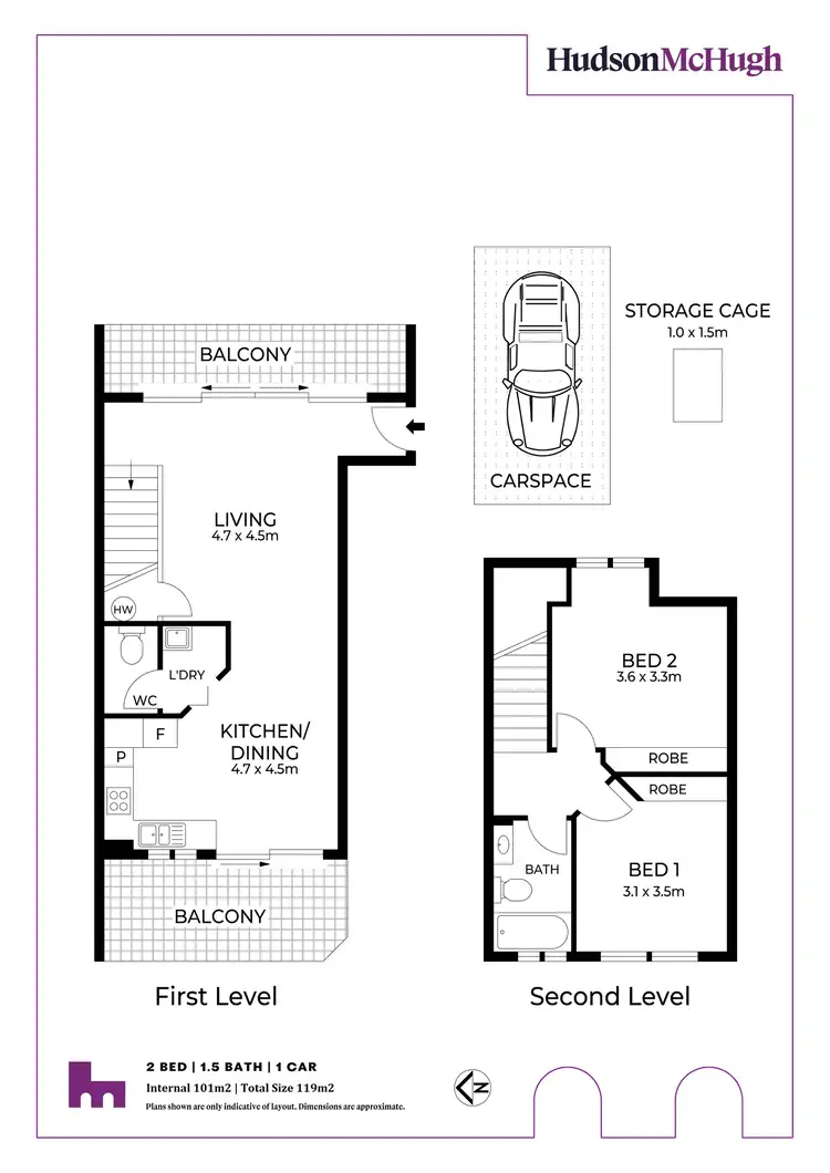 Floorplan of Homely apartment listing, 127/69 Allen Street, Leichhardt NSW 2040