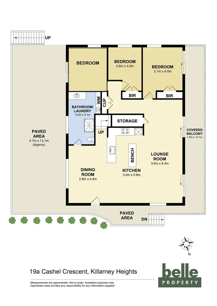 Floorplan of Homely semi-detached listing, 19A Cashel Crescent, Killarney Heights NSW 2087