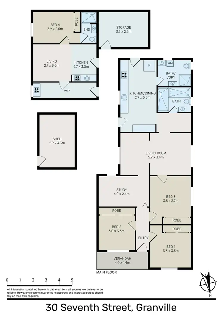 Floorplan of Homely house listing, 30 Seventh Street, Granville NSW 2142