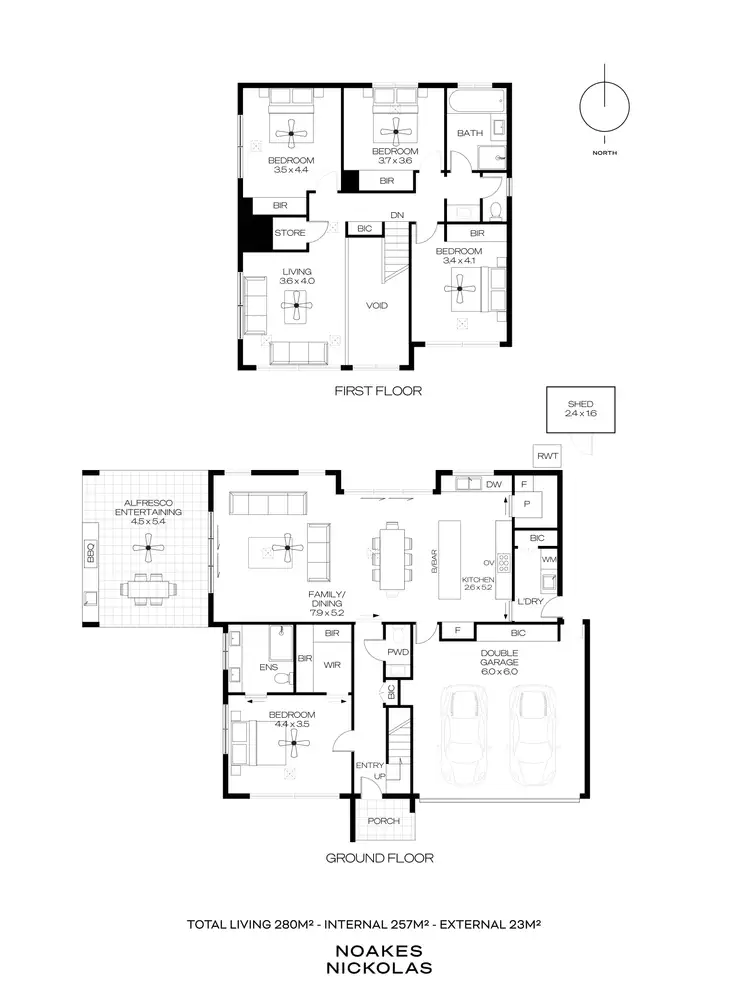 Floorplan of Homely house listing, 46B Park Avenue, Rosslyn Park SA 5072