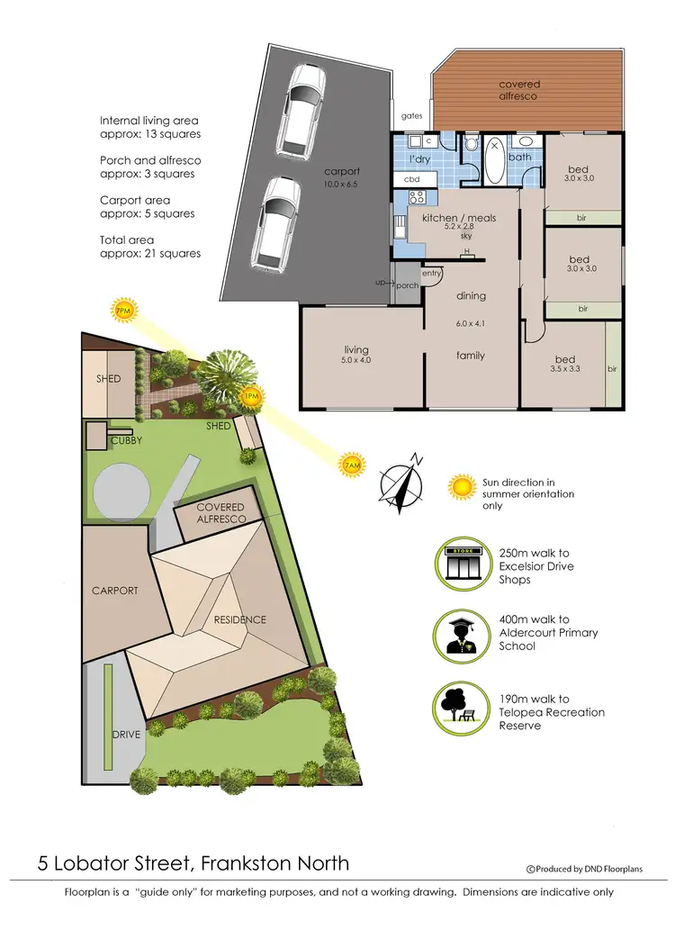Floorplan of Homely house listing, 5 Lobator Street, Frankston North VIC 3200