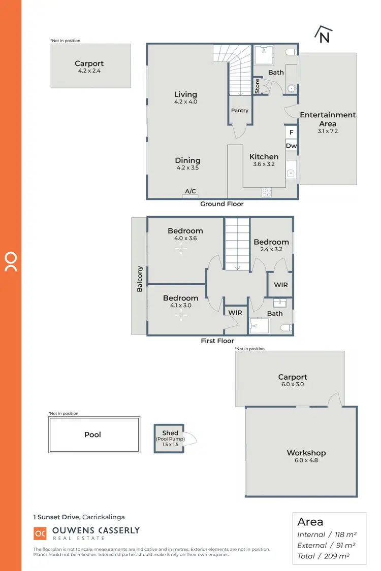 Floorplan of Homely house listing, 1 Sunset Drive, Carrickalinga SA 5204