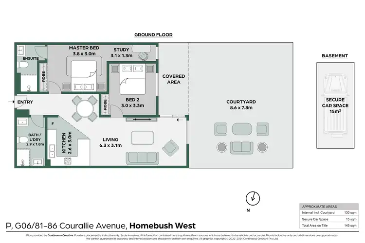 Floorplan of Homely apartment listing, P06/81-86 Courallie Avenue, Homebush West NSW 2140