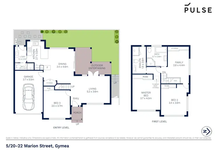 Floorplan of Homely townhouse listing, 5/20-22 Marion Street, Gymea NSW 2227