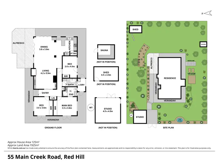 Floorplan of Homely house listing, 55 Main Creek Road, Red Hill VIC 3937