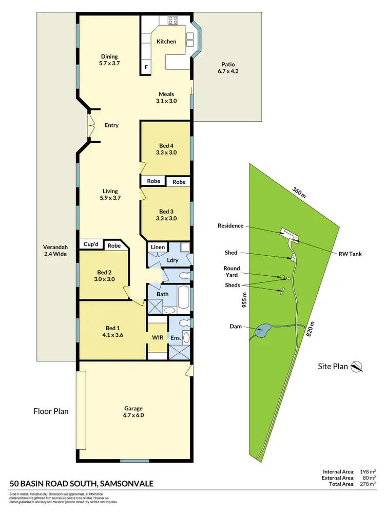 Floorplan of Homely house listing, 50 Basin Road, Samsonvale QLD 4520