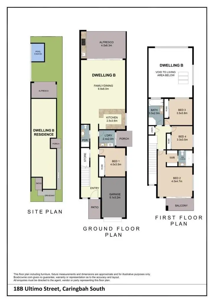 Floorplan of Homely house listing, 18b Ultimo Street, Caringbah South NSW 2229