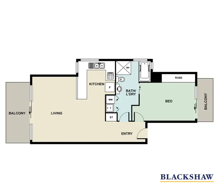 Floorplan of Homely apartment listing, 2/15 Fox Place, Lyneham ACT 2602