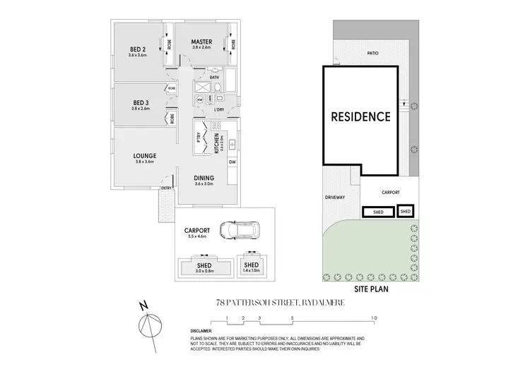 Floorplan of Homely house listing, 78 Patterson Street, Rydalmere NSW 2116