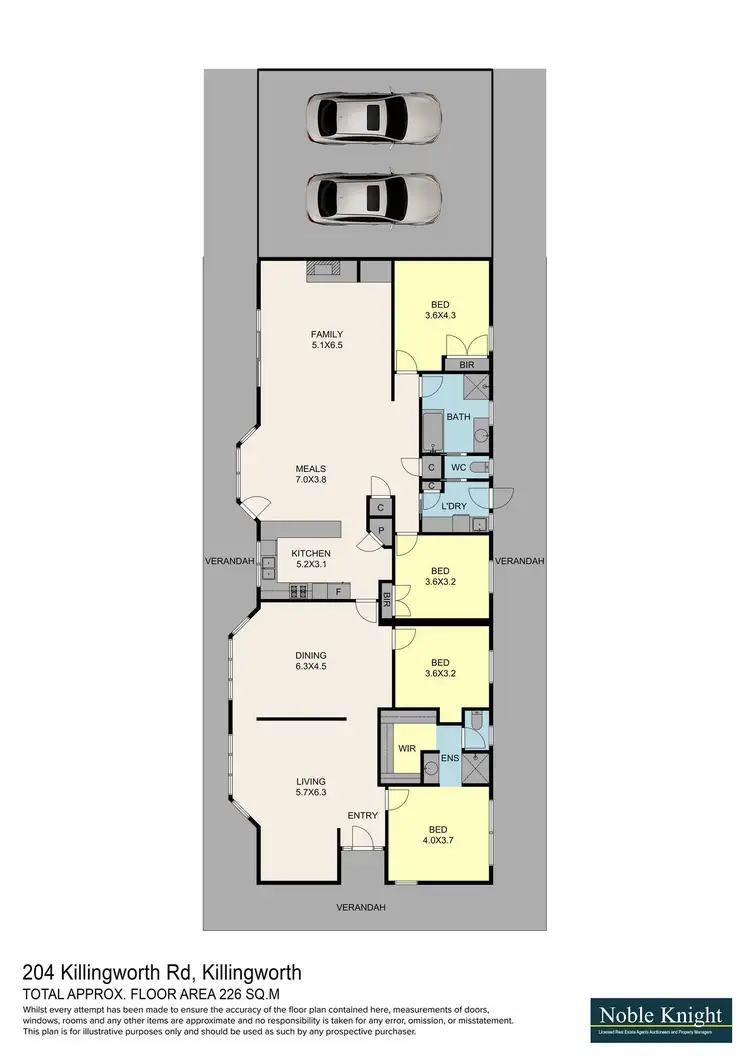 Floorplan of Homely rural property listing, 204 Killingworth Road, Yea VIC 3717