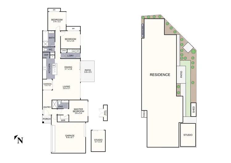 Floorplan of Homely townhouse listing, 3/32 Hull Road, Croydon VIC 3136