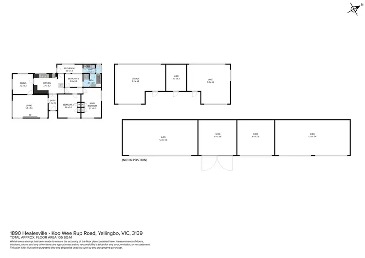 Floorplan of Homely house listing, 1890 Healesville Koo Wee Rup Road, Yellingbo VIC 3139