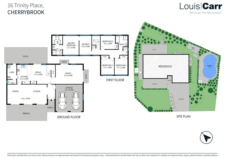 Floorplan of Homely house listing, 16 Trinity Place, Cherrybrook NSW 2126