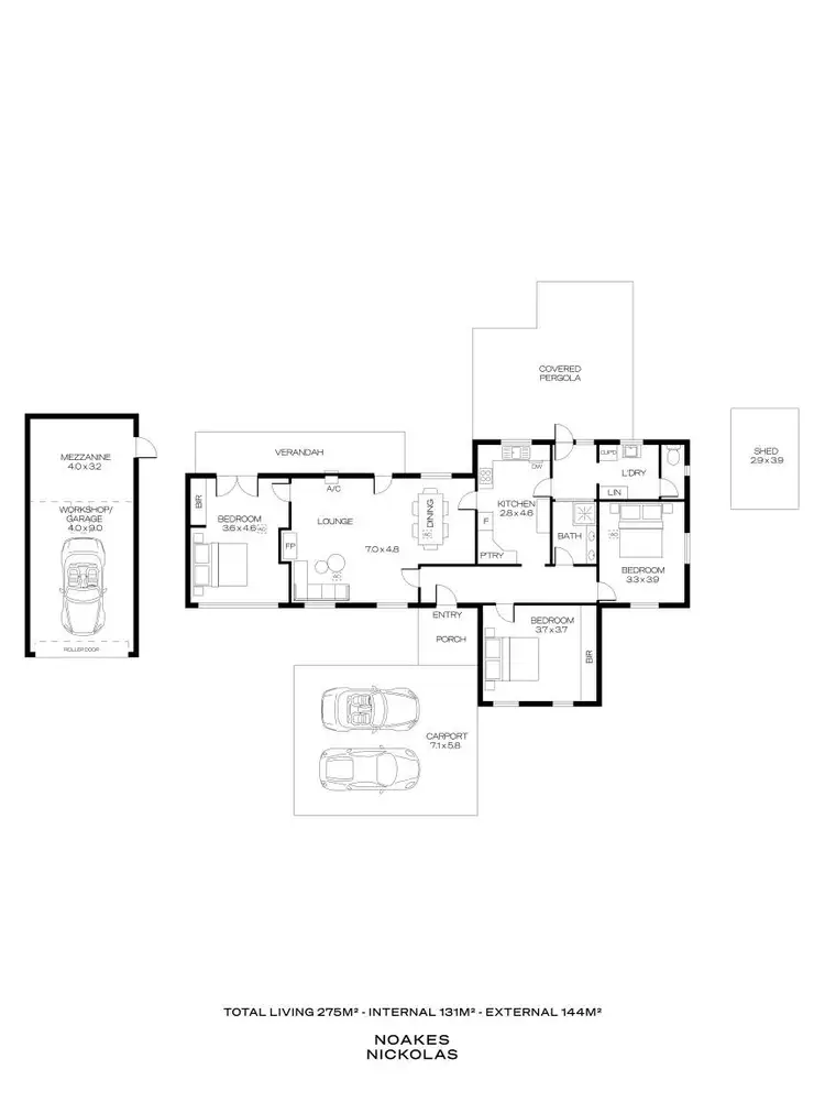 Floorplan of Homely house listing, 285 Shepherds Hill Road, Eden Hills SA 5050