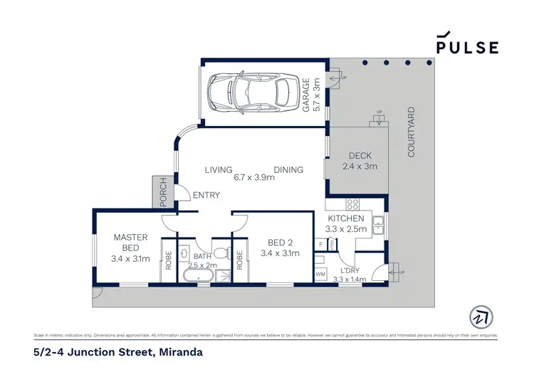 Floorplan of Homely villa listing, 5/2-4 Junction Street, Miranda NSW 2228